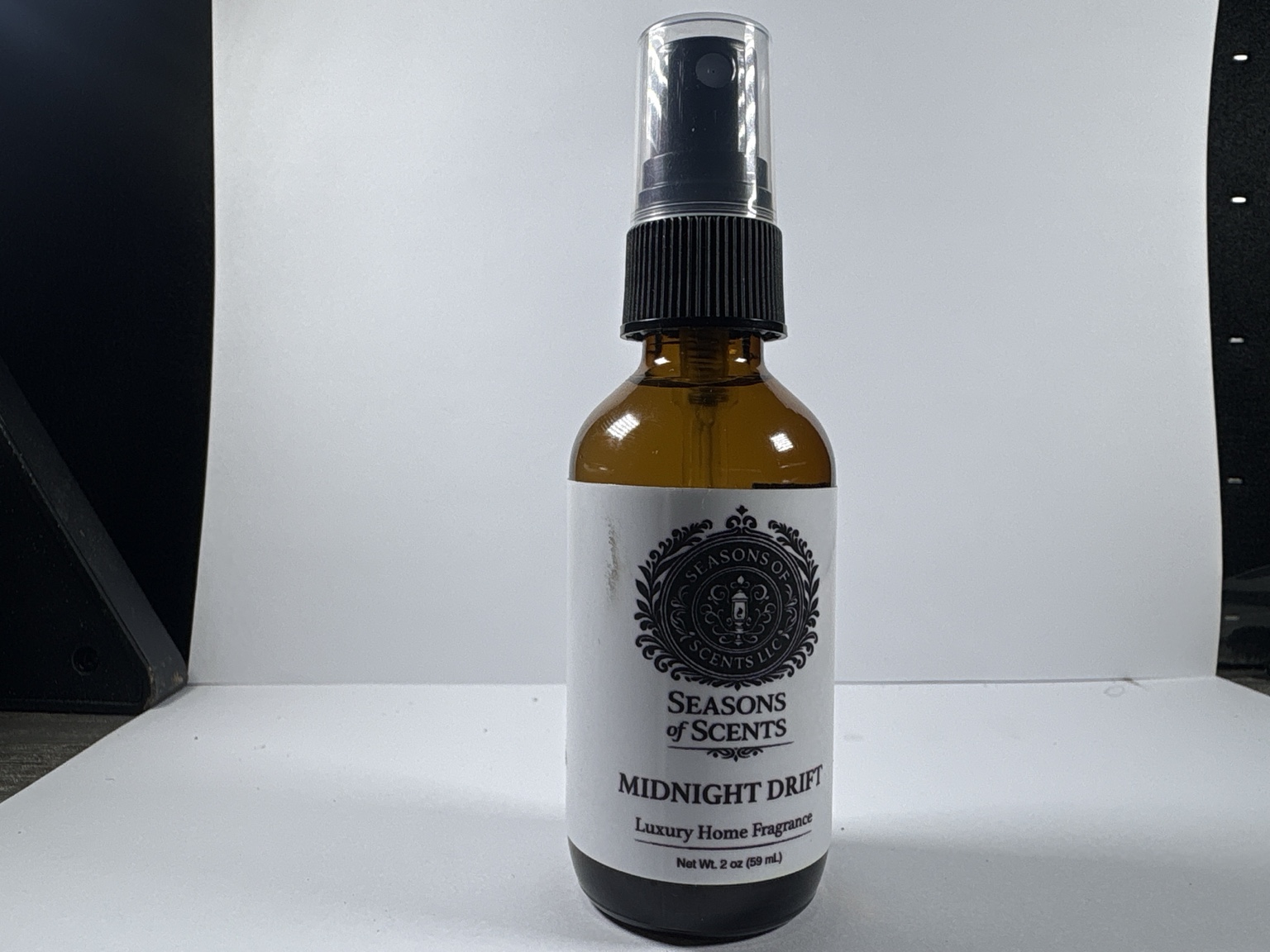 Authentic Seasons of Scents Midnight Drift luxury home fragrance spray